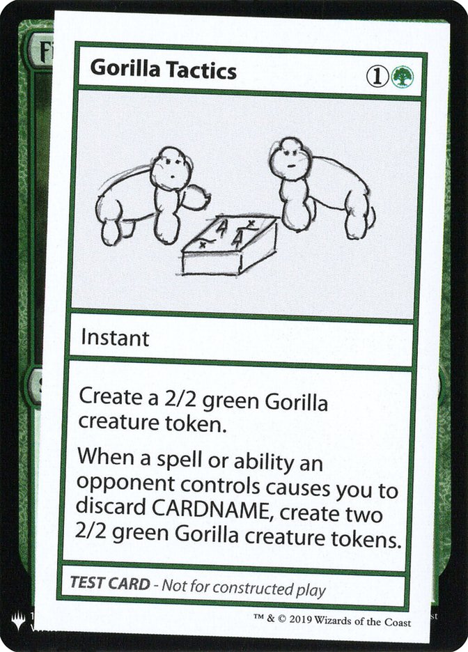 Gorilla Tactics [Mystery Booster Playtest Cards] 