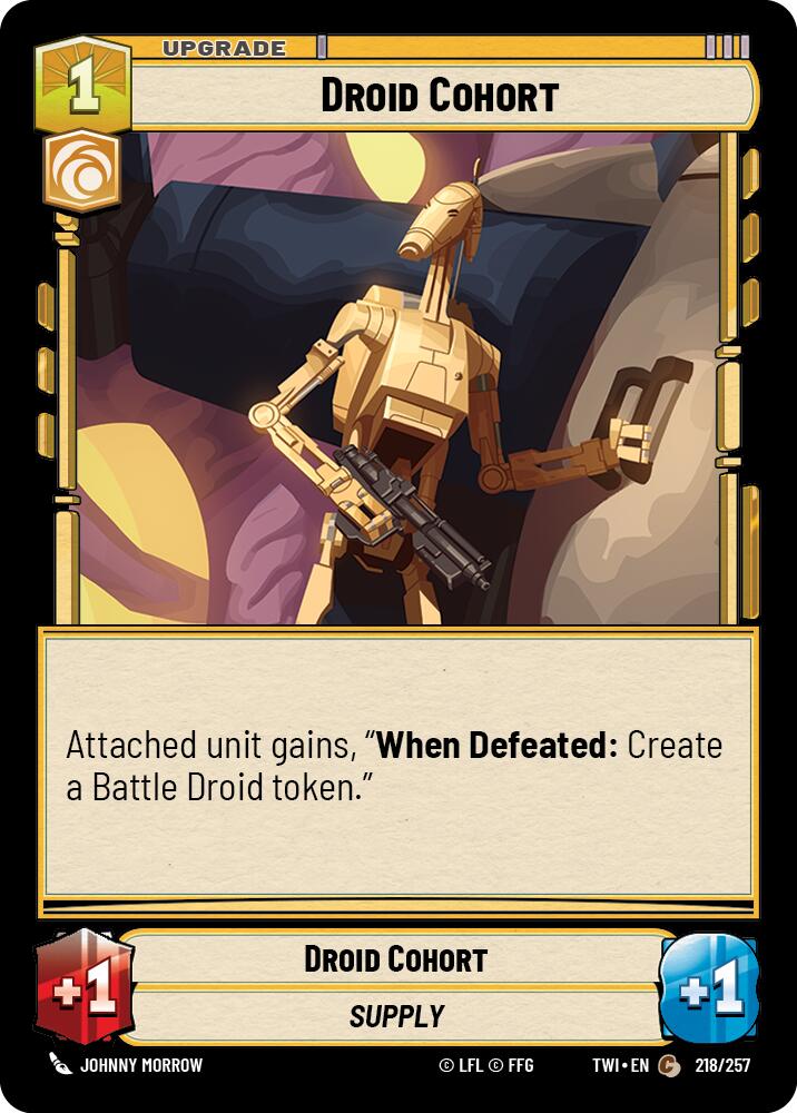 Droid Cohort (218/257) (218/257) [Twilight of the Republic]