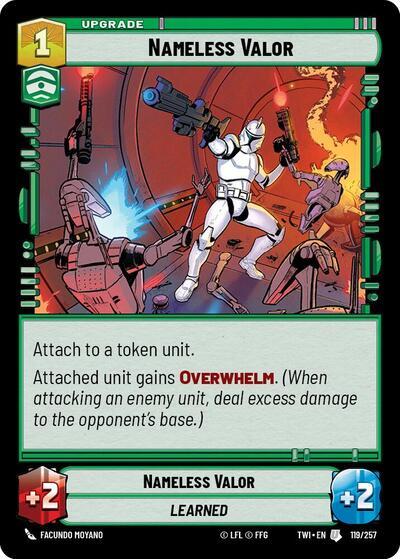 Nameless Valor (119/257) (119/257) [Twilight of the Republic]