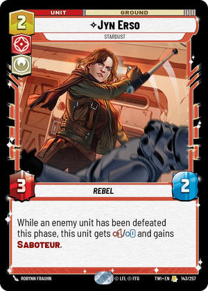 Jyn Erso - Stardust (143/257) (143/257) [Twilight of the Republic]