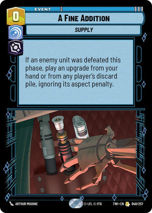 A Fine Addition (040/257) (040/257) [Twilight of the Republic]