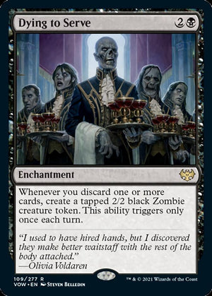 Dying to Serve [Innistrad: Crimson Vow] 
