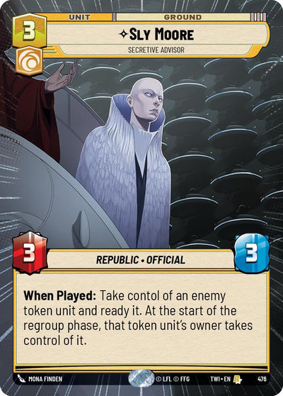 Sly Moore - Secretive Advisor (476) (Hyperspace) (476) [Twilight of the Republic]