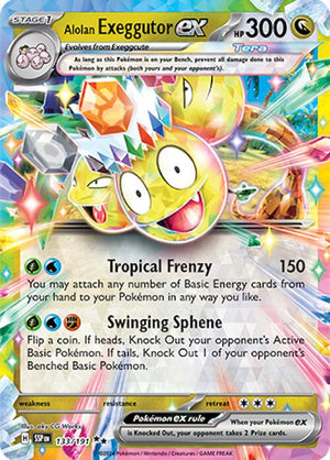 Alolan Exeggutor ex (133/191) [Scarlet & Violet: Surging Sparks]