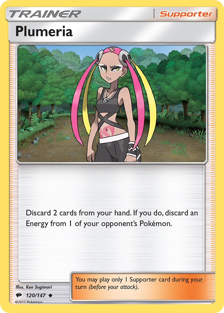 Plumeria (120/147) [Sun & Moon: Burning Shadows] 