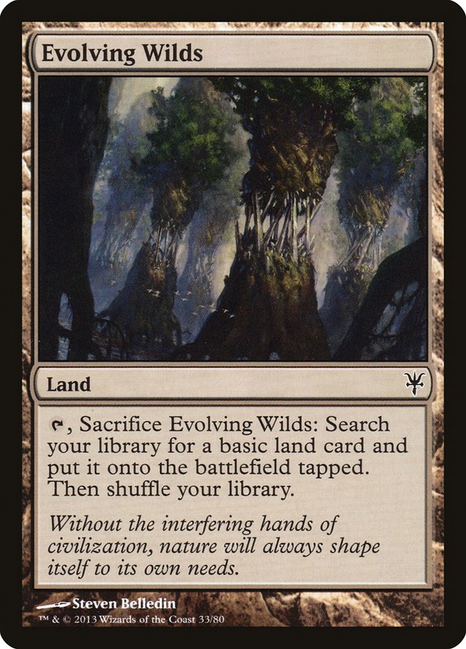 Evolving Wilds [Duel Decks: Sorin vs. Tibalt] 