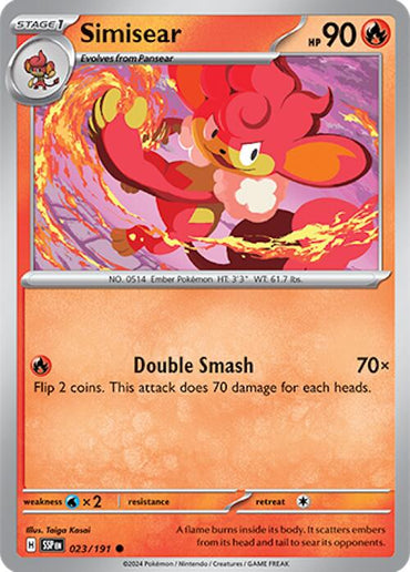 Simisear (023/191) [Scarlet & Violet: Surging Sparks]