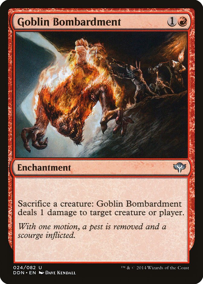 Goblin Bombardment [Duel Decks: Speed ​​vs. Cunning] 