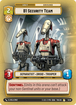 B1 Security Team (11/20) [Twilight of the Republic: Weekly Play]