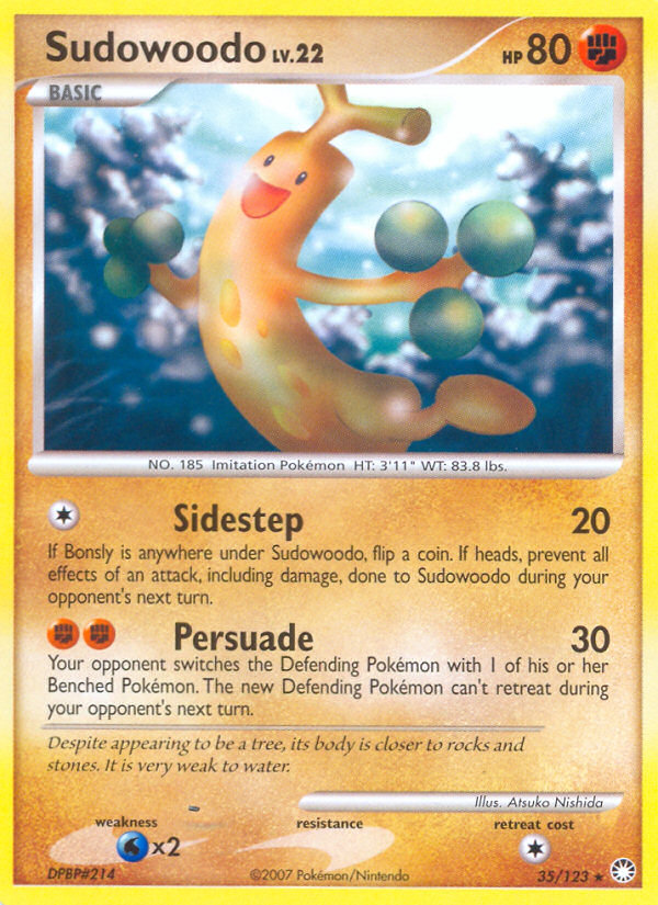 Sudowoodo (35/123) [Diamond & Pearl: Mysterious Treasures] 