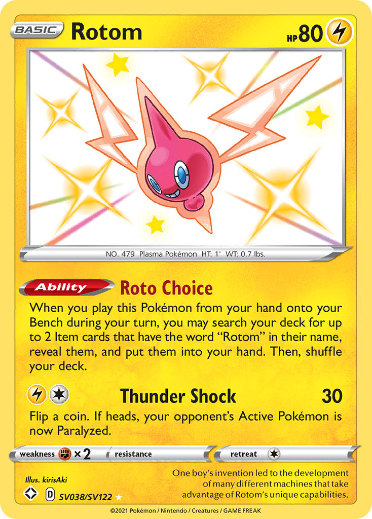 Rotom (SV038/SV122) [Sword & Shield: Shining Fates] 