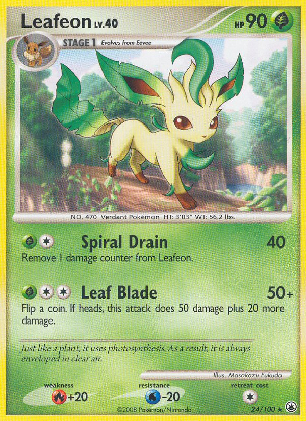 Leafeon (24/100) [Diamond & Pearl: Majestic Dawn]