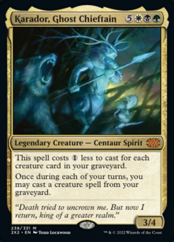 Karador, Ghost Chieftain [Double Masters 2022] 