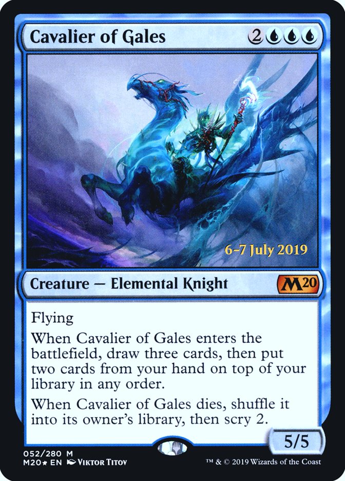 Cavalier of Gales [Core Set 2020 Prerelease Promos] 