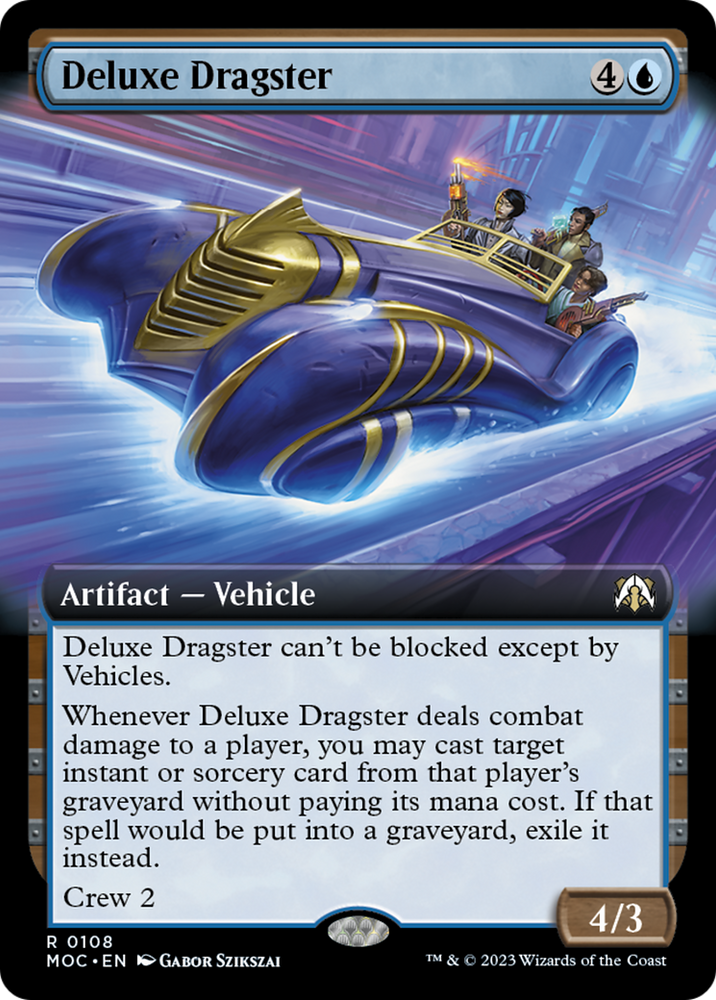 Deluxe Dragster (Extended Art) [March of the Machine Commander] 