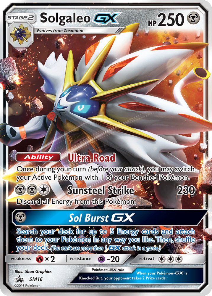 Solgaleo GX (SM16) [Sun &amp; Moon: Black Star Promos] 