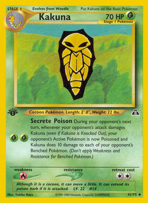 Kakuna (41/75) [Neo Discovery 1st Edition] 