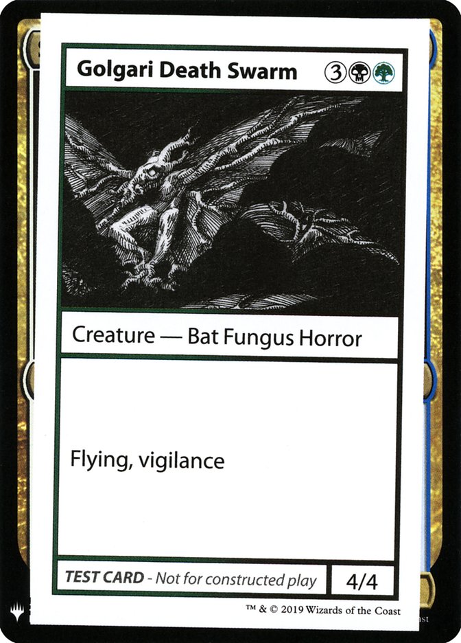 Golgari Death Swarm [Mystery Booster Playtest Cards] 