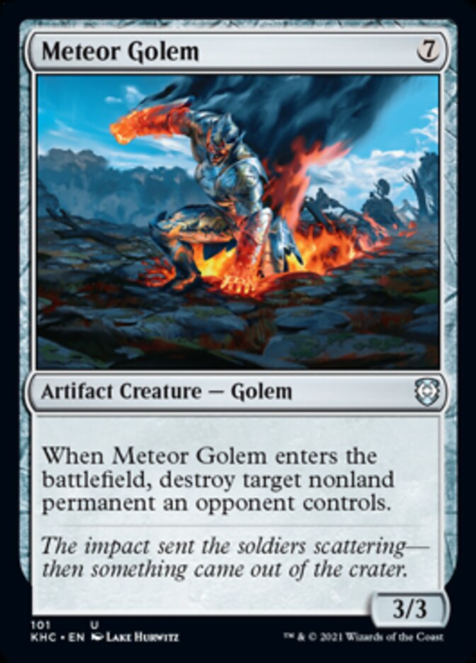 Meteor Golem [Kaldheim Commander] 