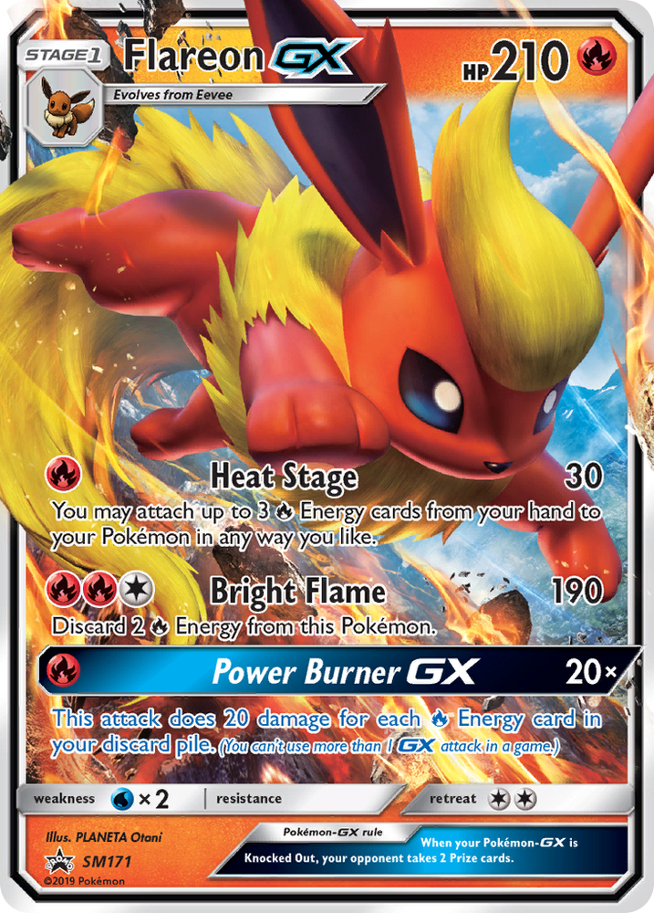 Flareon GX (SM171) [Sun &amp; Moon: Black Star Promos] 