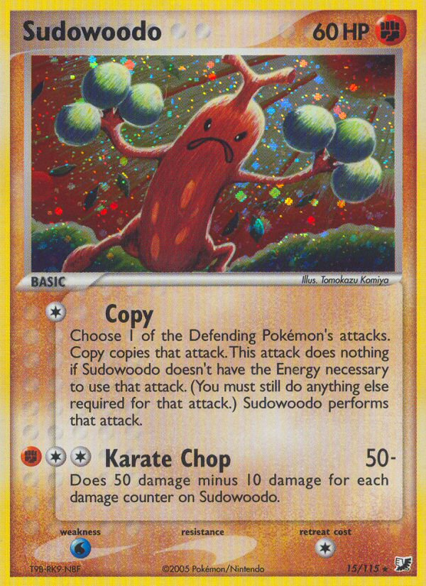 Sudowoodo (15/115) [EX: Unseen Forces] 