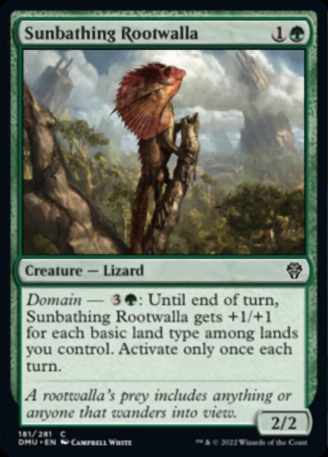 Sunbathing Rootwalla [Dominaria United] 