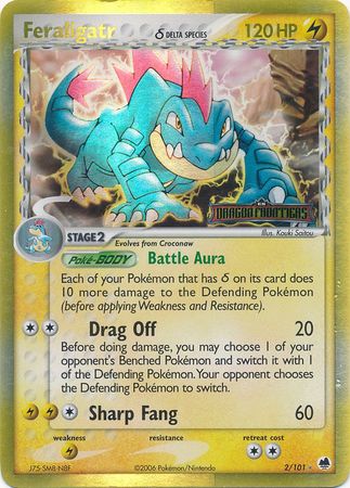 Feraligatr (2/101) (Delta Species) (Stamped) [EX: Dragon Frontiers] 