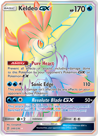 Keldeo GX (240/236) [Sun &amp; Moon: Unified Minds] 