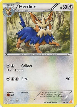 Herdier (19/30) [Black &amp; White: Trainer Kit - Excadrill] 