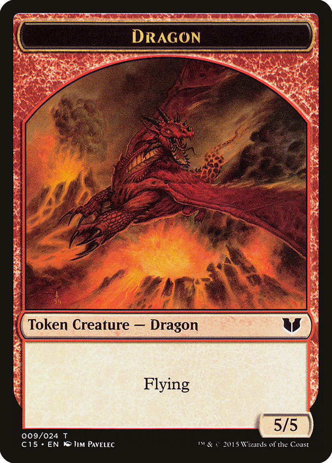 Dragon // Dragon Double-Sided Token [Order 2015 Tokens] 