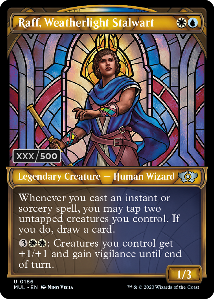 Raff, Weatherlight Stalwart (Serialized) [Multiverse Legends] 