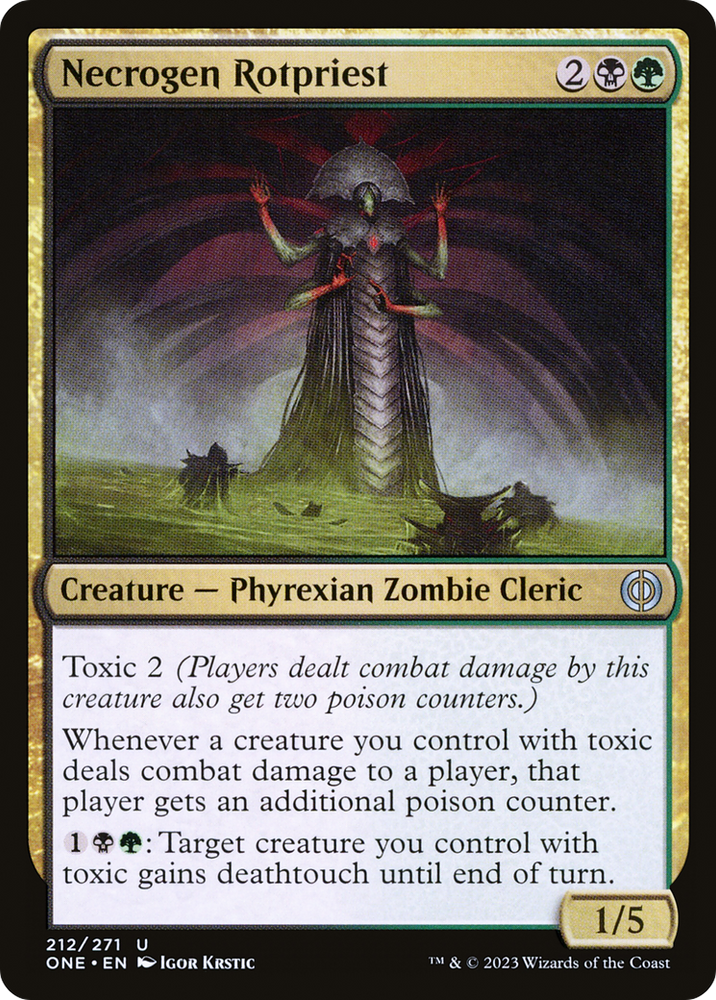 Necrogen Rotpriest [Phyrexia: All Will Be One] 