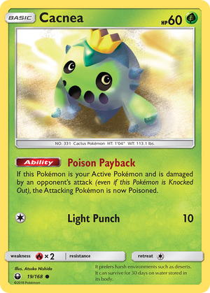 Cacnea (19/168) [Sun &amp; Moon: Celestial Storm] 