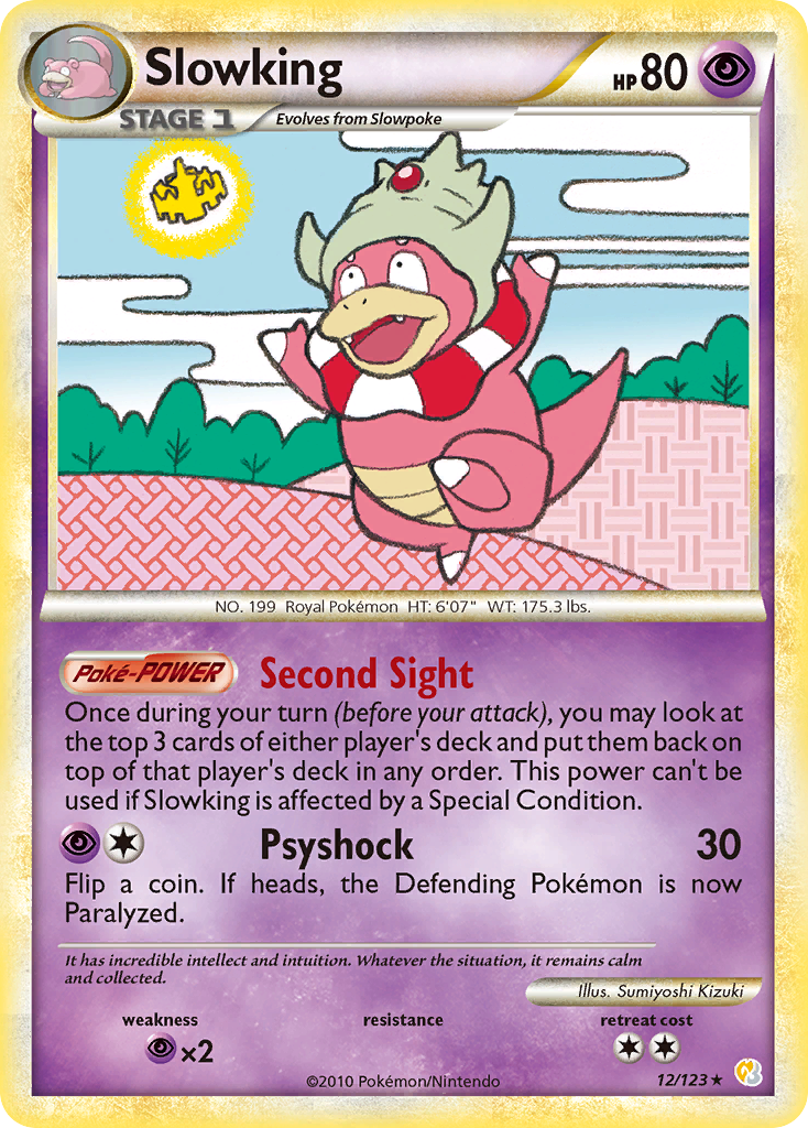 Slowking (12/123) [HeartGold & SoulSilver: Base Set] 