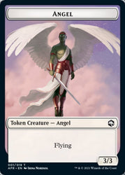 Spider // Angel Double-Sided Token [Dungeons &amp; Dragons: Adventures in the Forgotten Realms Tokens] 