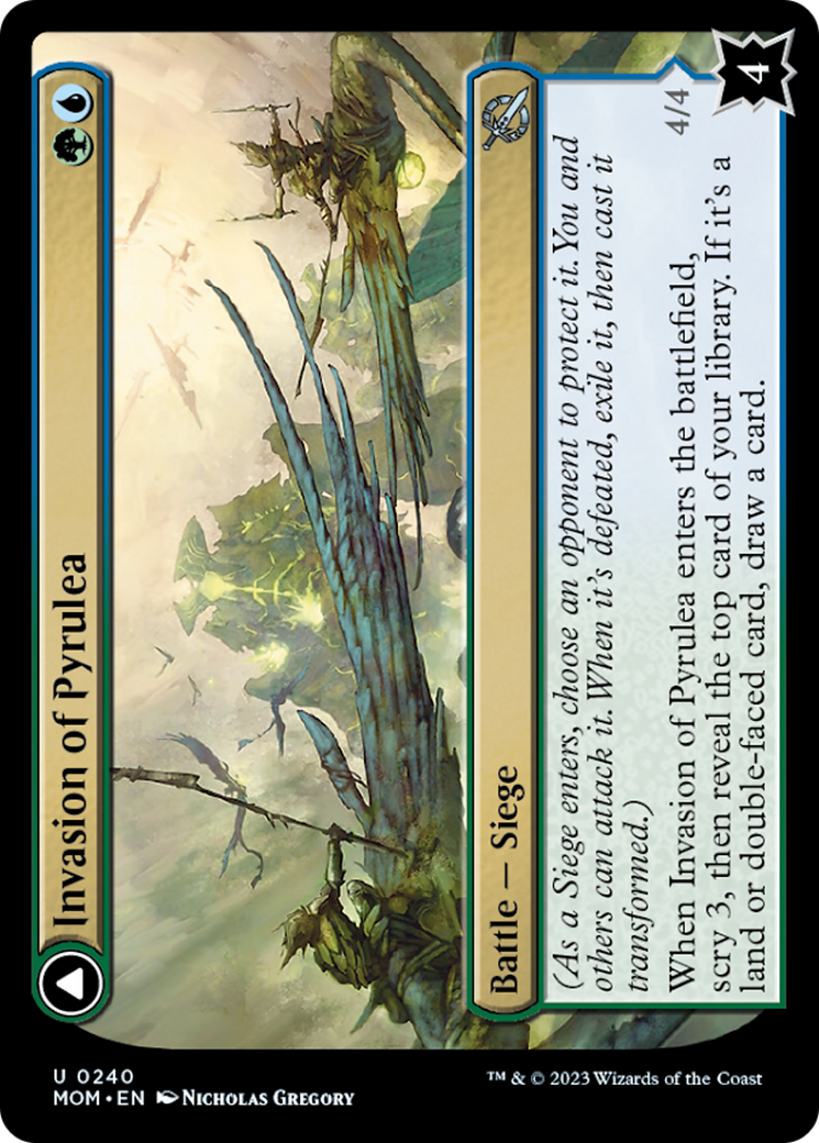 Invasion of Pyrulea // Gargantuan Slabhorn [March of the Machine] 