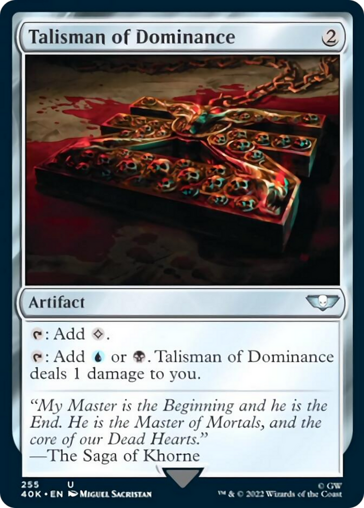 Talisman of Dominance (255) [Warhammer 40,000] 