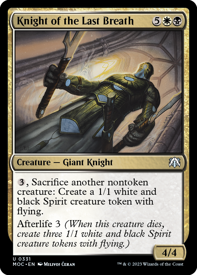 Knight of the Last Breath [March of the Machine Commander] 