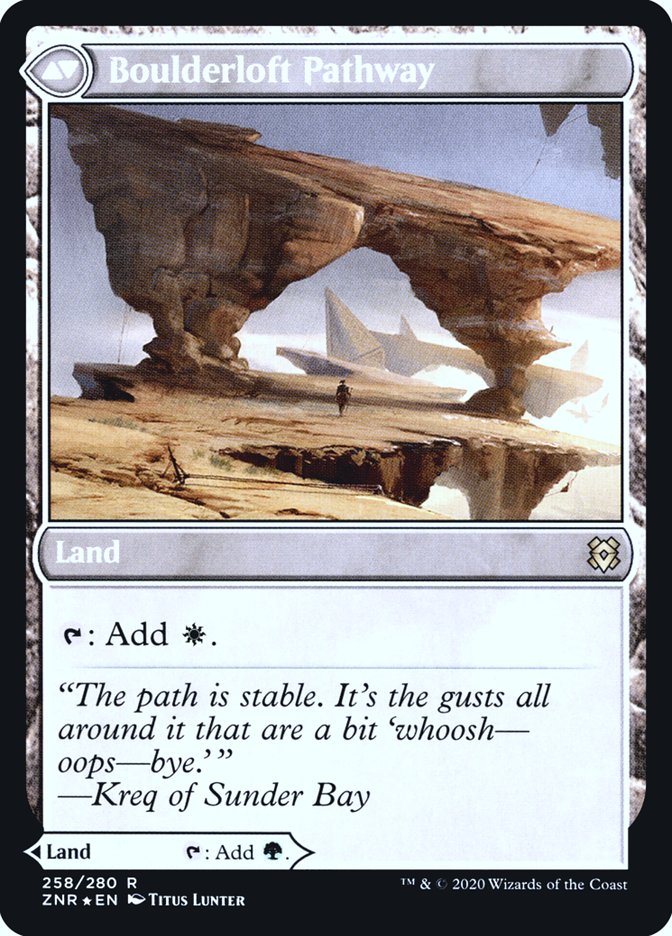Branchloft Pathway // Boulderloft Pathway [Zendikar Rising Prerelease Promos] 