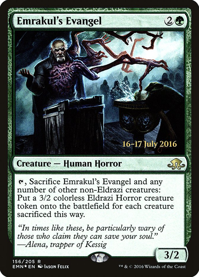 Emrakul's Evangel [Eldritch Moon Prerelease Promos] 