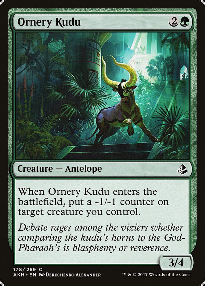 Ornery Kudu [Amonkhet] 