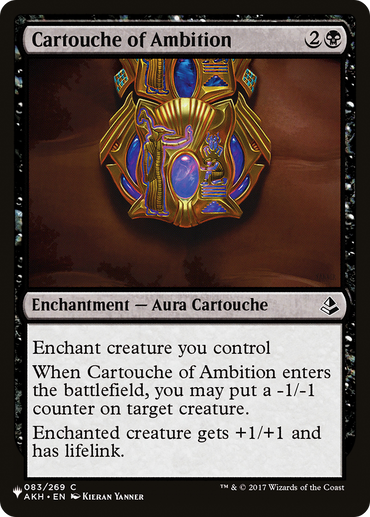 Cartouche of Ambition [The List]