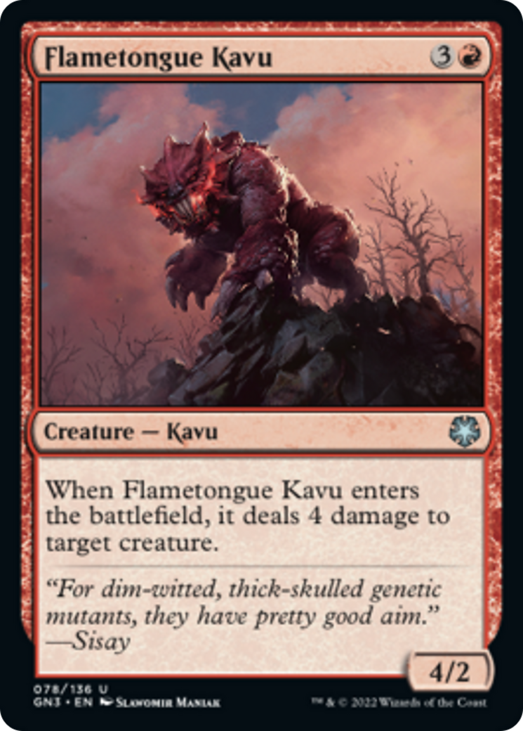 Flametongue Kavu [Game Night: Free-for-All] 