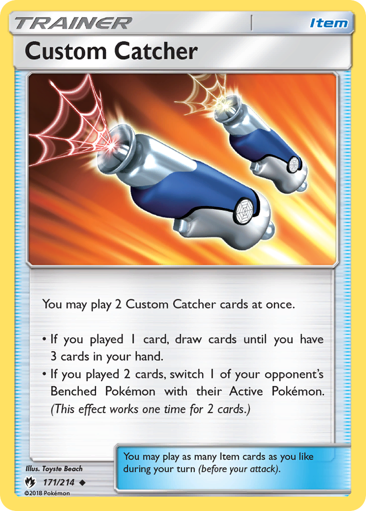 Custom Catcher (171/214) [Sun & Moon: Lost Thunder] 