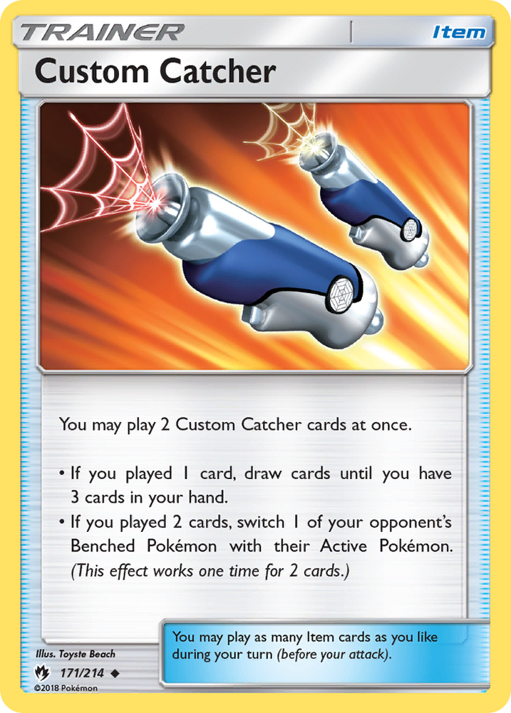 Custom Catcher (171/214) [Sun &amp; Moon: Lost Thunder] 