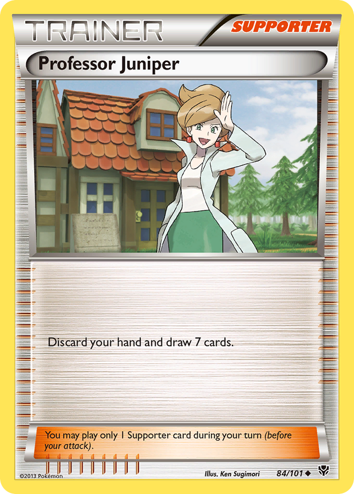 Professor Juniper (84/101) [Black &amp; White: Plasma Blast] 