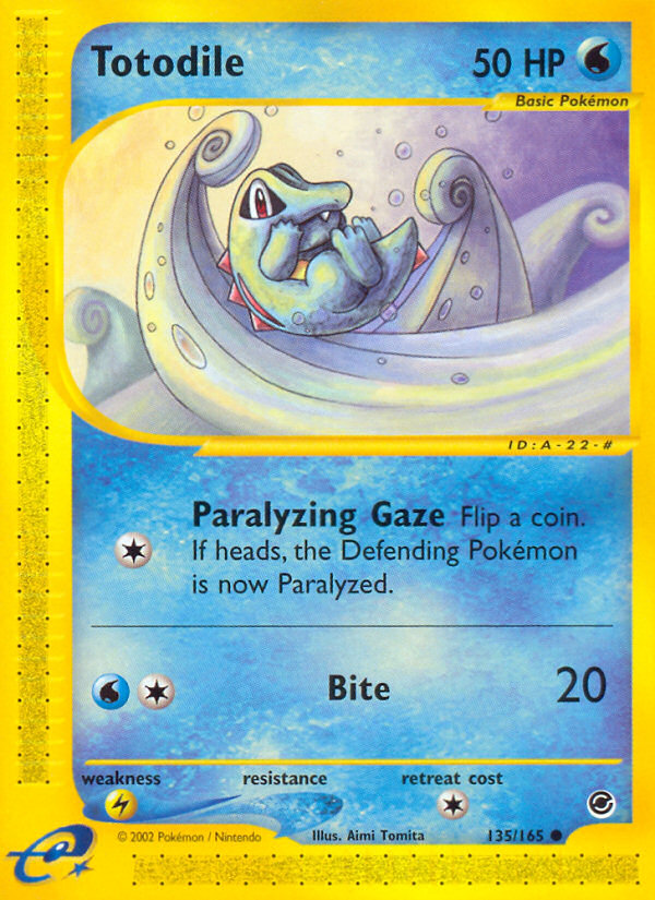 Totodile (135/165) [Expedition: Base Set] 