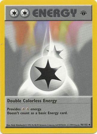 Double Colorless Energy (96/102) (Shadowless) [Base Set 1st Edition] 