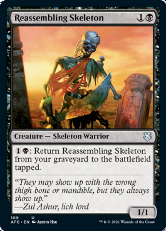 Reassembling Skeleton [Dungeons &amp; Dragons: Adventures in the Forgotten Realms Commander] 