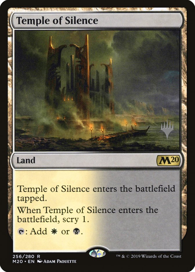 Temple of Silence (Promo Pack) [Core Set 2020 Promos] 